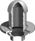MIFAB F1100-W(D) Overflow Drain Standpipe &amp; Op Dome For Non-Membrane